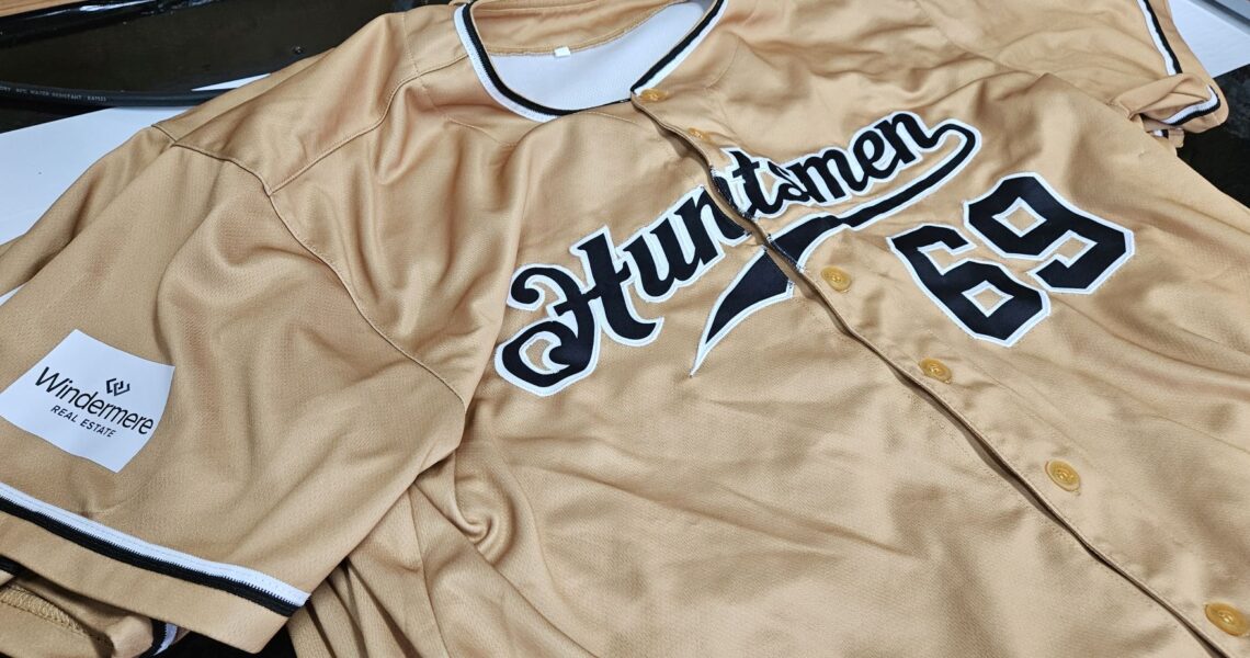 Custom Baseball Jerseys with Sponsorship Embellishment